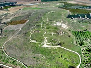 gezer-aerial-overview fra syd mot nord