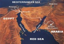 Utvandringen fra Egypt og til Sinai